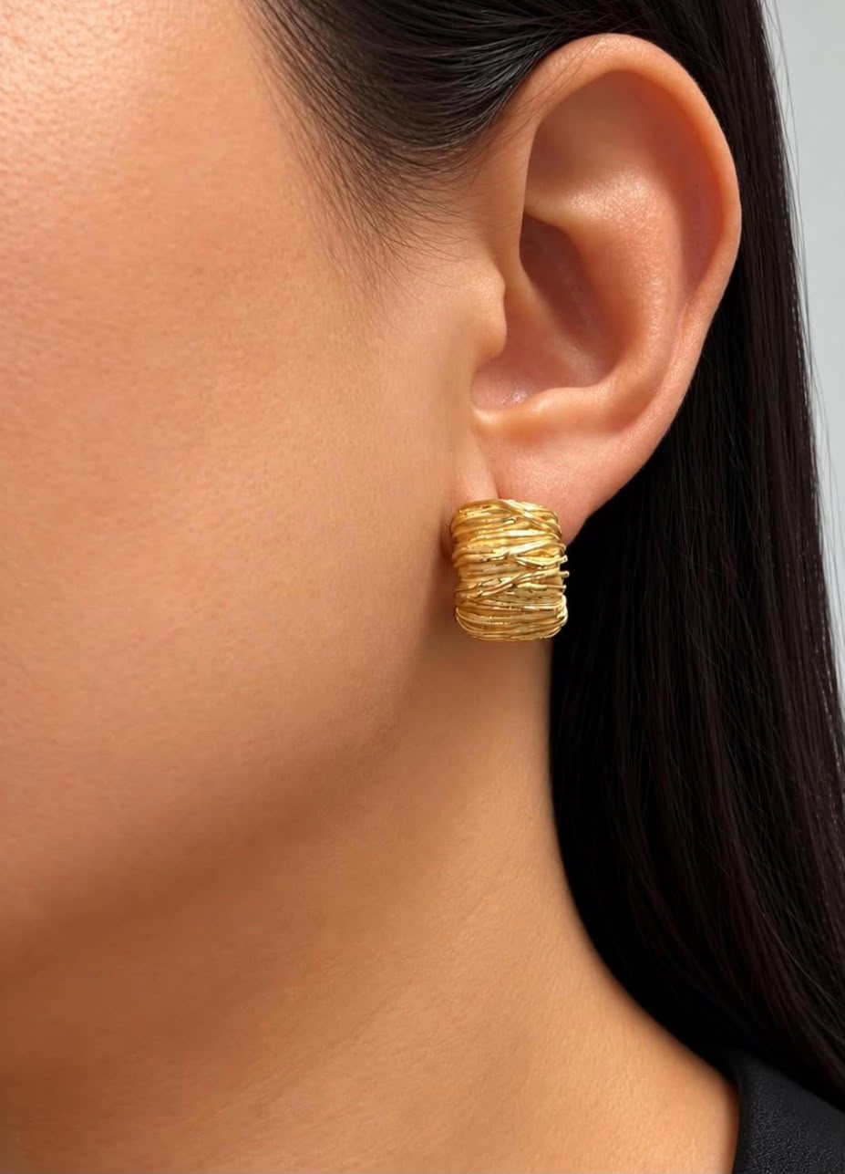 Vivienne Sculptural Hoops
