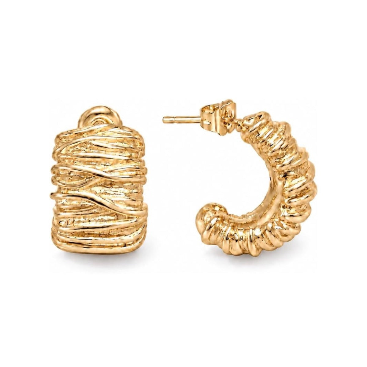 Vivienne Sculptural Hoops